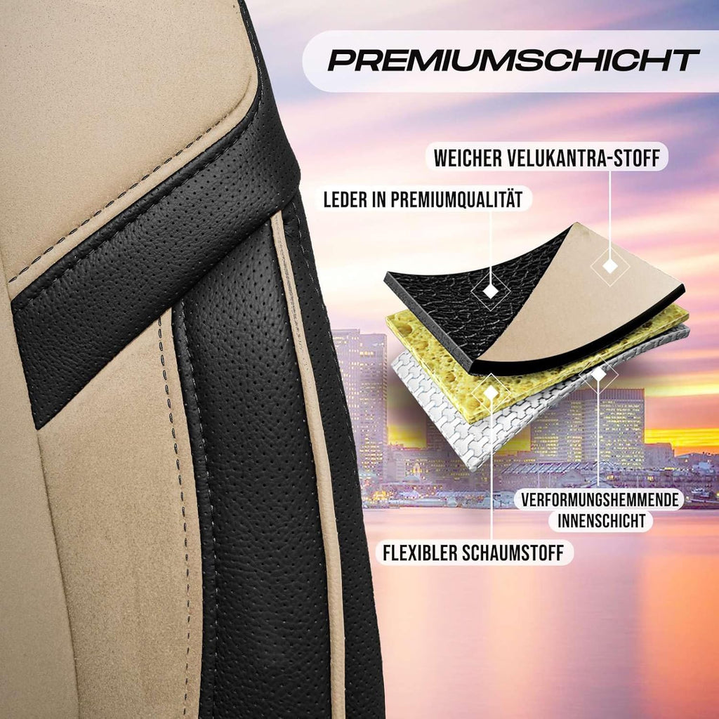 Lizbon Autositzbezüge für BMW 1er, Alcantara