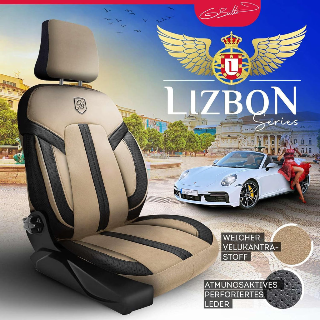 Lizbon Autositzbezüge für BMW 1er, Alcantara