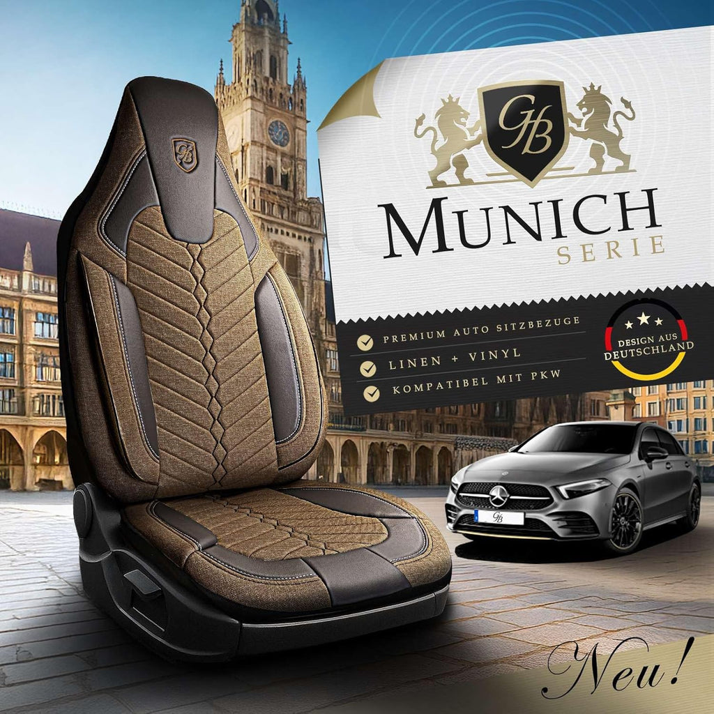 Munich Autositzbezüge für BMW 1er, Leinen