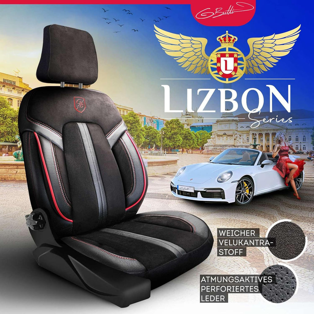 Lizbon Autositzbezüge für BMW 1er, Alcantara