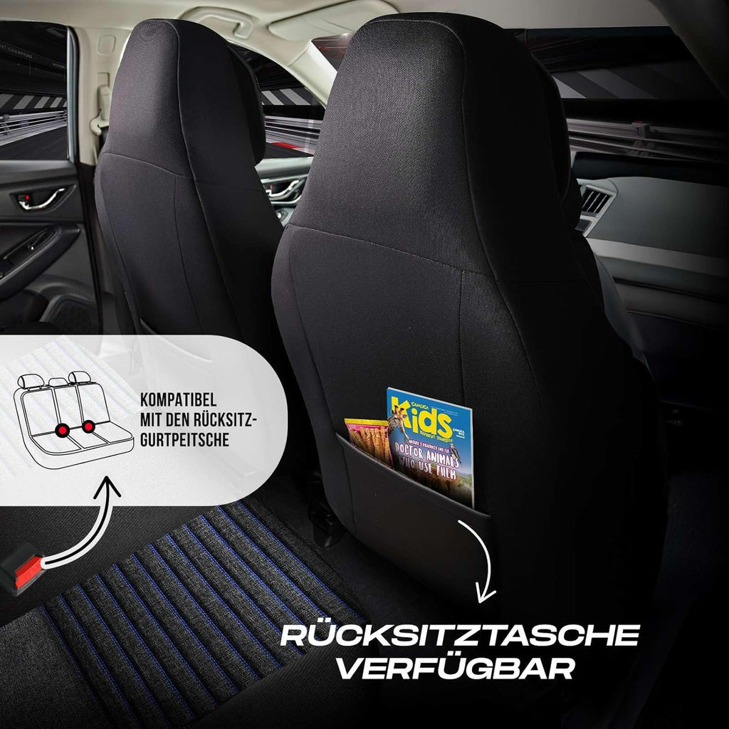 Enzo Autositzbezüge für BMW 1er, Leinen