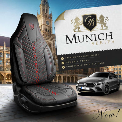 Premium Car Seat Covers Front Seat, Linen Car Seat Cover for SUV, Cars, Most Pickups, Car Seat Protector, Car Seat Covers Front Seats