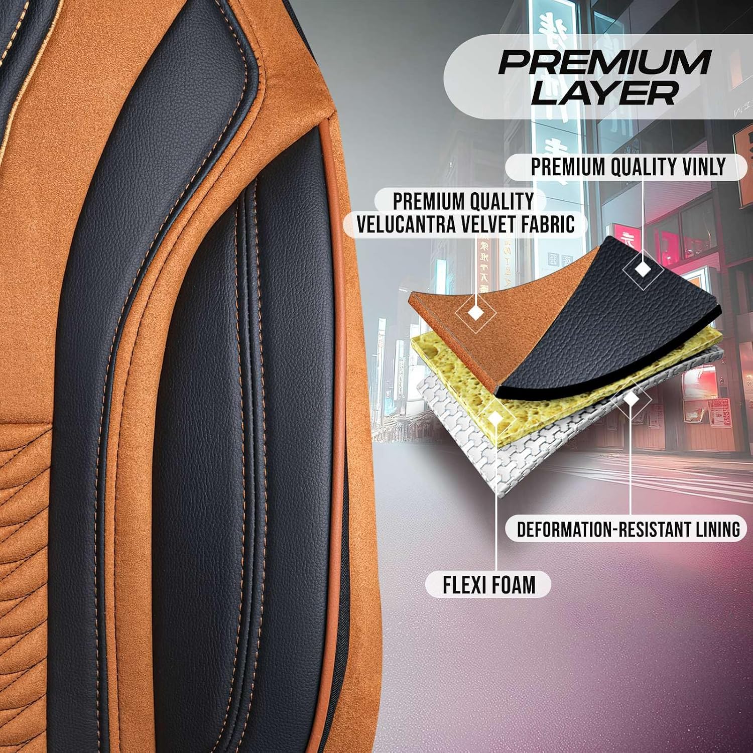 Premium Car Seat Covers Front Seat, Cars, Most Pickups, Car Seat Protector, Car Seat Covers Front Seats