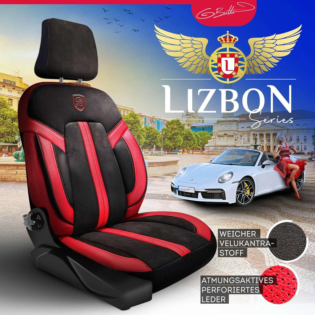 Lizbon Autositzbezüge für BMW 1er, Alcantara