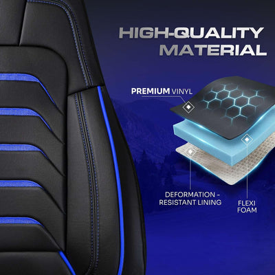 Custom Fit Truck Seat Cover for Cascadia 33”, Premium Vinyl Fabric, Includes Armrest Covers and Assebly Tool