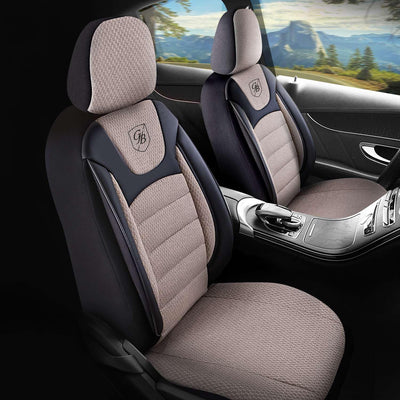 Premium Car Seat Covers for Honda Civic 2000-2026, Woven Car Seat Cover for SUV, Cars, Most Pickups, Car Seat Protector, Car Seat Covers Front Seats