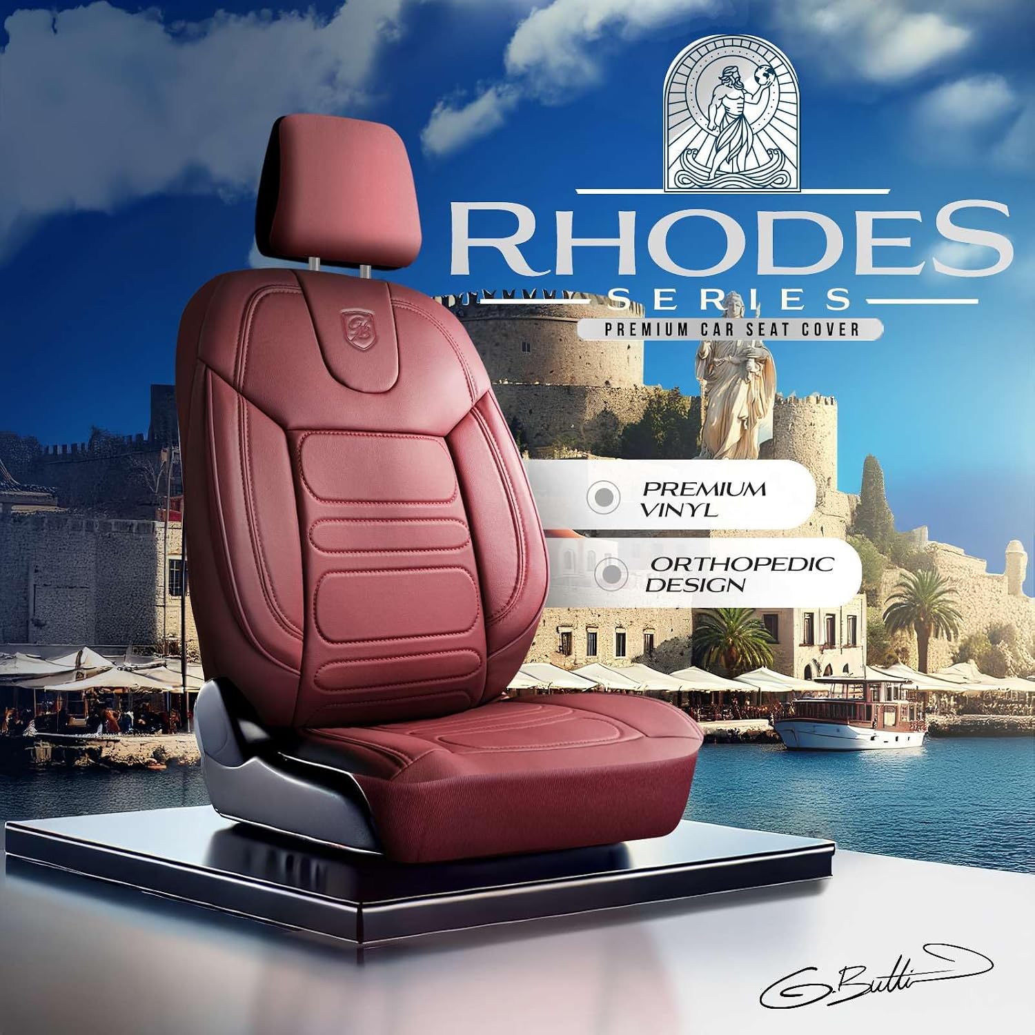 Premium Car Seat Covers for Honda Civic 2000-2026, Nappa Leather Car Seat Cover for SUV, Cars, Most Pickups, Car Seat Protector, Car Seat Covers Front Seats