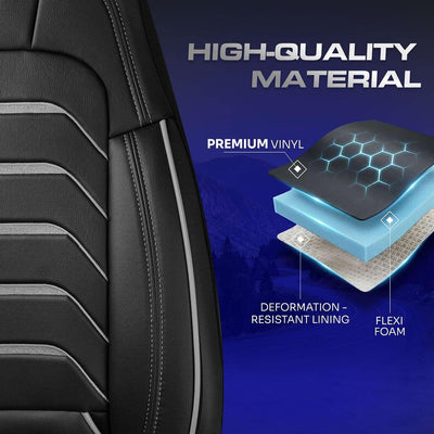 Custom Fit Truck Seat Cover for Peterbilt 579, 567, Premium Vinyl Fabric, Includes Armrest Covers and Assebly Tool