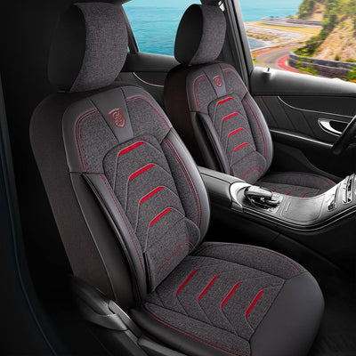 Premium Car Seat Covers Front Seat, Linen Car Seat Cover for SUV, Cars, Most Pickups, Car Seat Protector, Car Seat Covers Front Seats