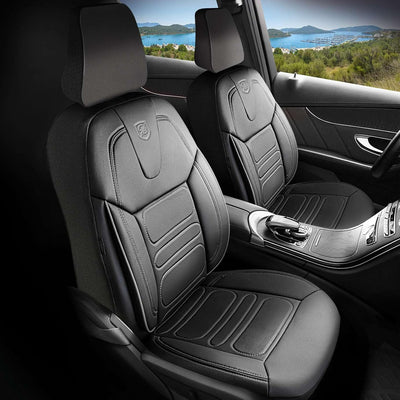 Premium Car Seat Covers Front Seat, Nappa Leather Car Seat Cover for SUV, Cars, Most Pickups, Car Seat Protector, Car Seat Covers Front Seats