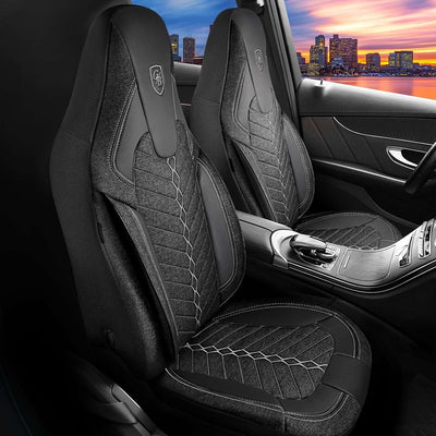 Premium Car Seat Covers for Subaru Forester 2007-2026, Linen Car Seat Cover for SUV, Cars, Most Pickups, Car Seat Protector, Car Seat Covers Front Seats