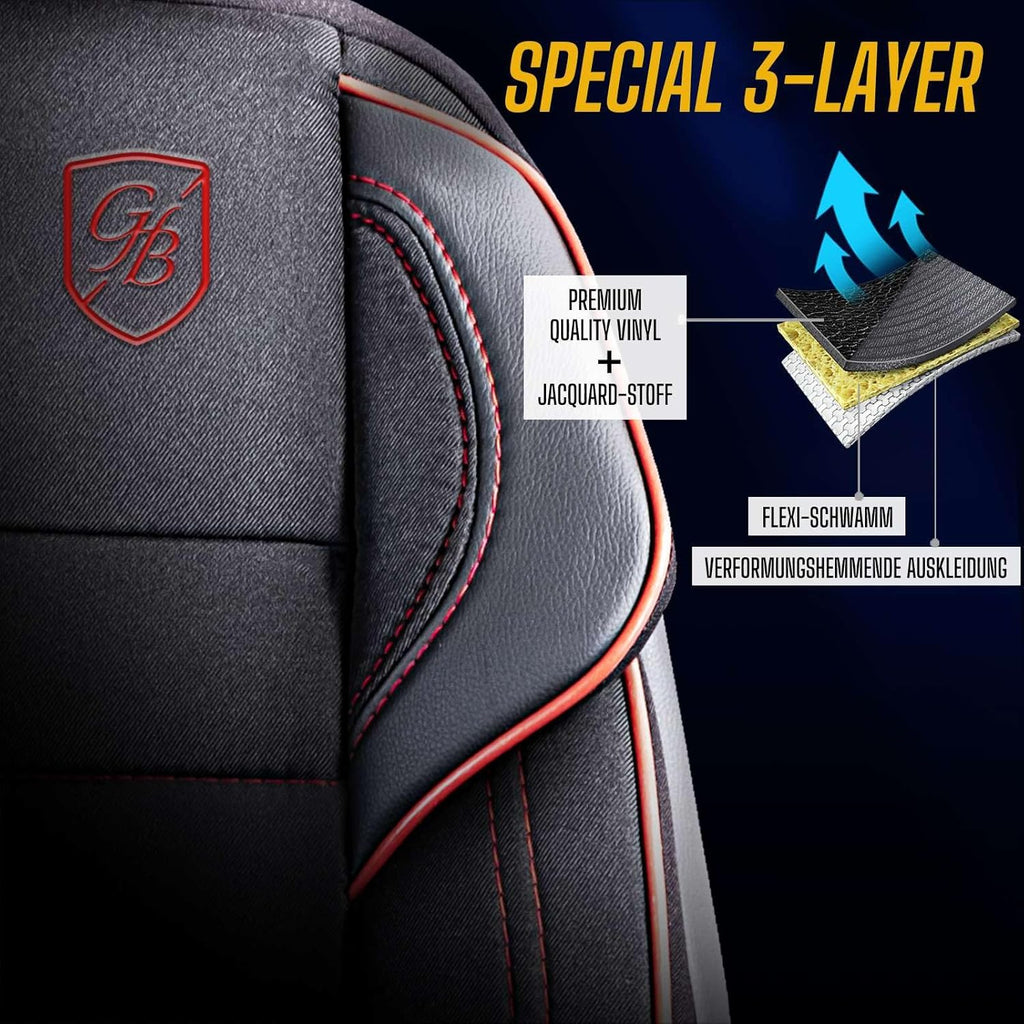 Everest Autositzbezüge für BMW 1er – Jacquard Sitzauflage