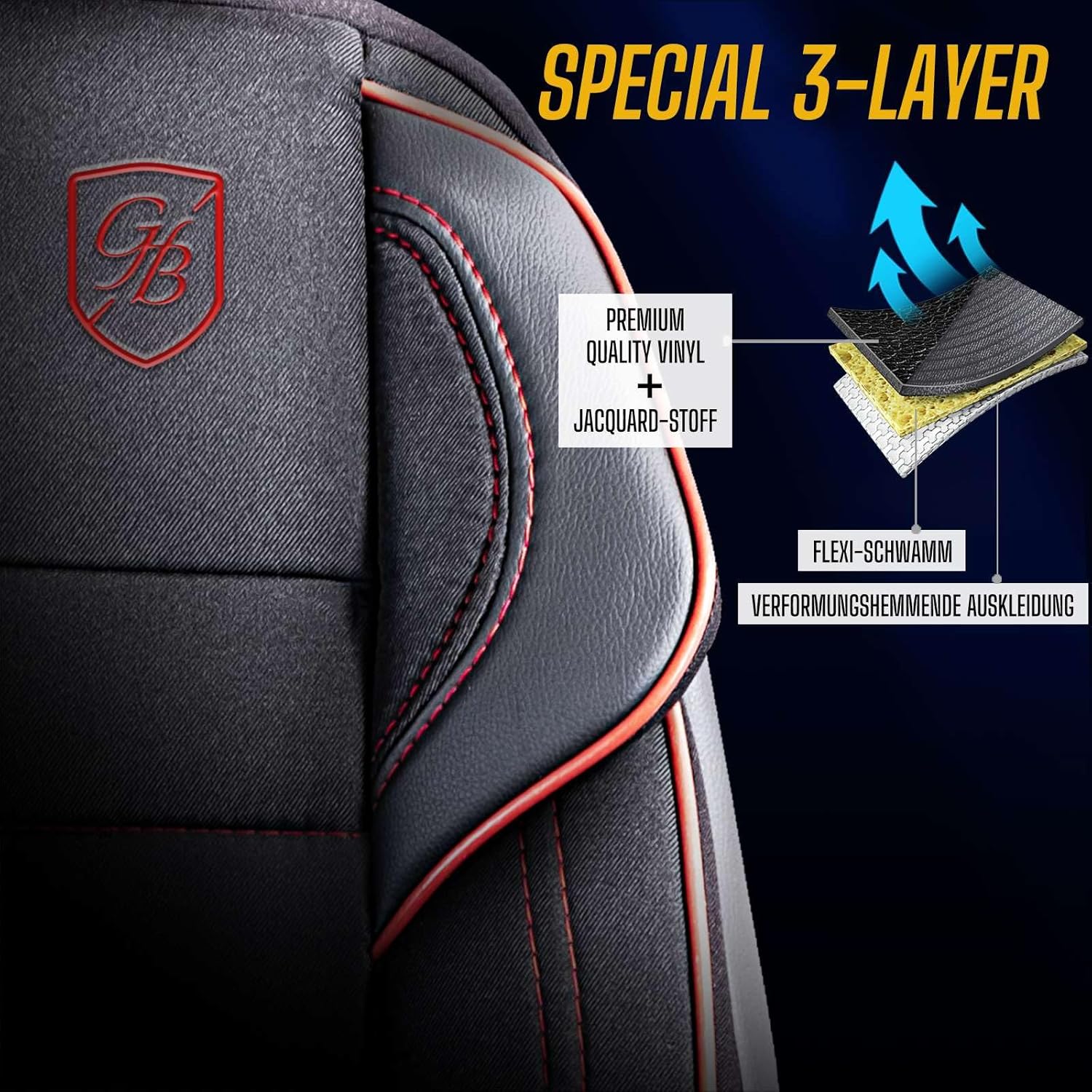 Everest Autositzbezüge für BMW 1er – Jacquard Sitzauflage
