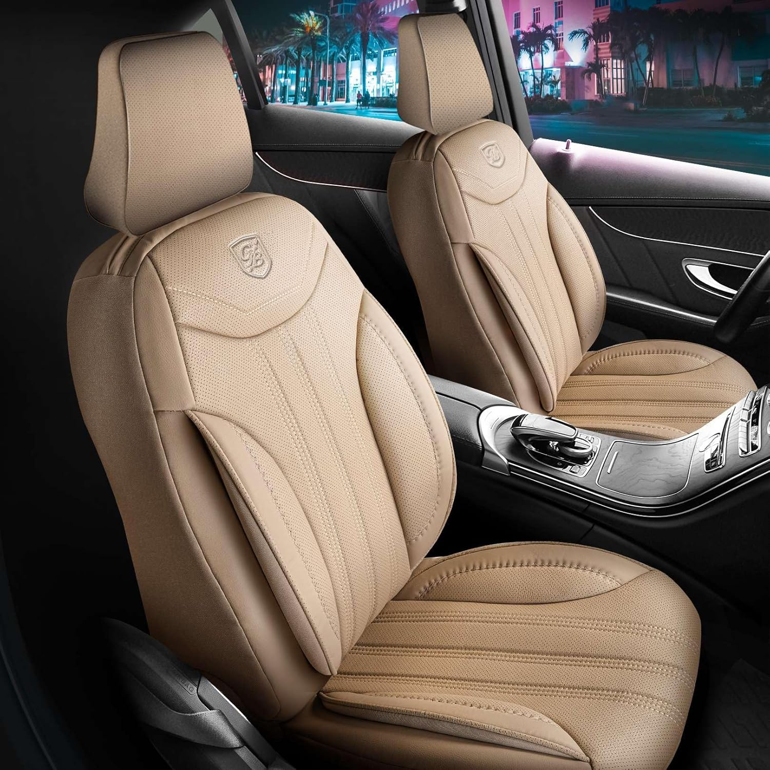 Miami Autositzbezüge für BMW 1er, Leder