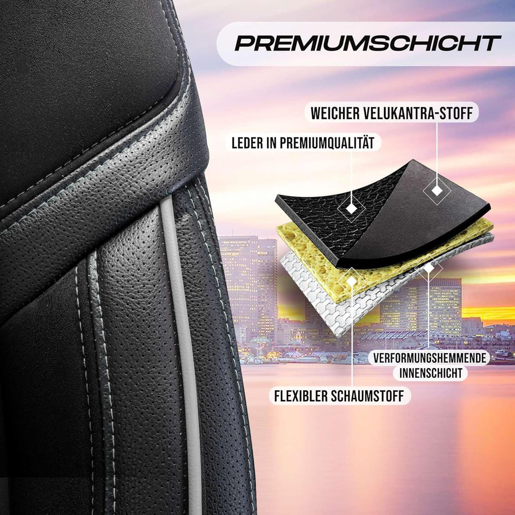 Lizbon Autositzbezüge für BMW 1er, Alcantara