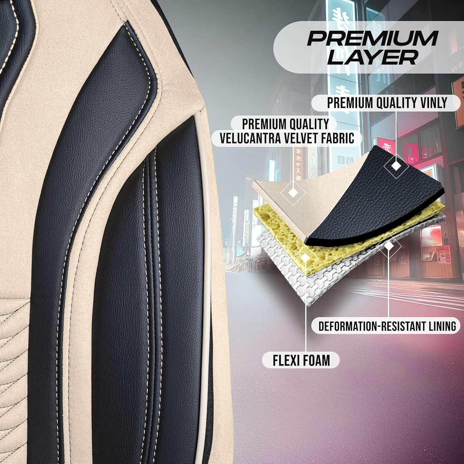 Premium Car Seat Covers Front Seat, Cars, Most Pickups, Car Seat Protector, Car Seat Covers Front Seats