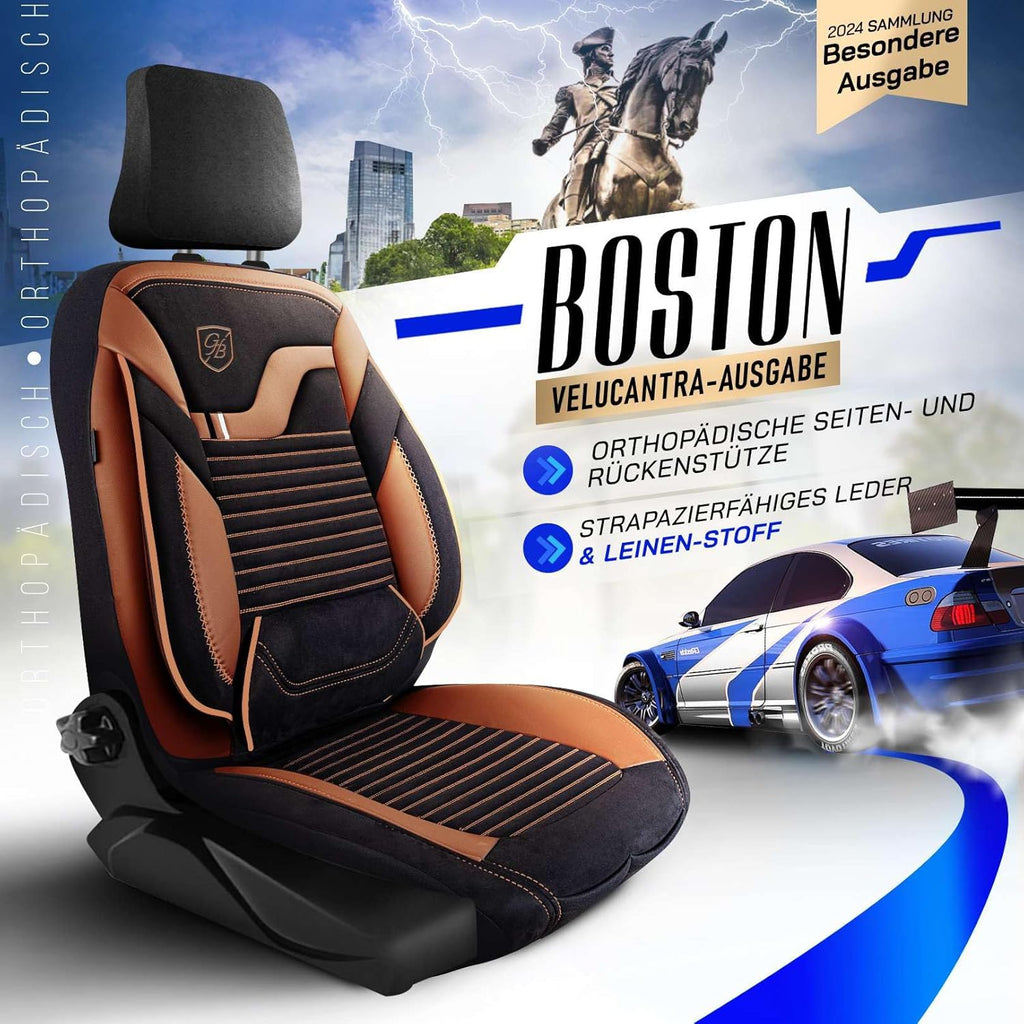 Boston Autositzbezüge für BMW 1er, Velours