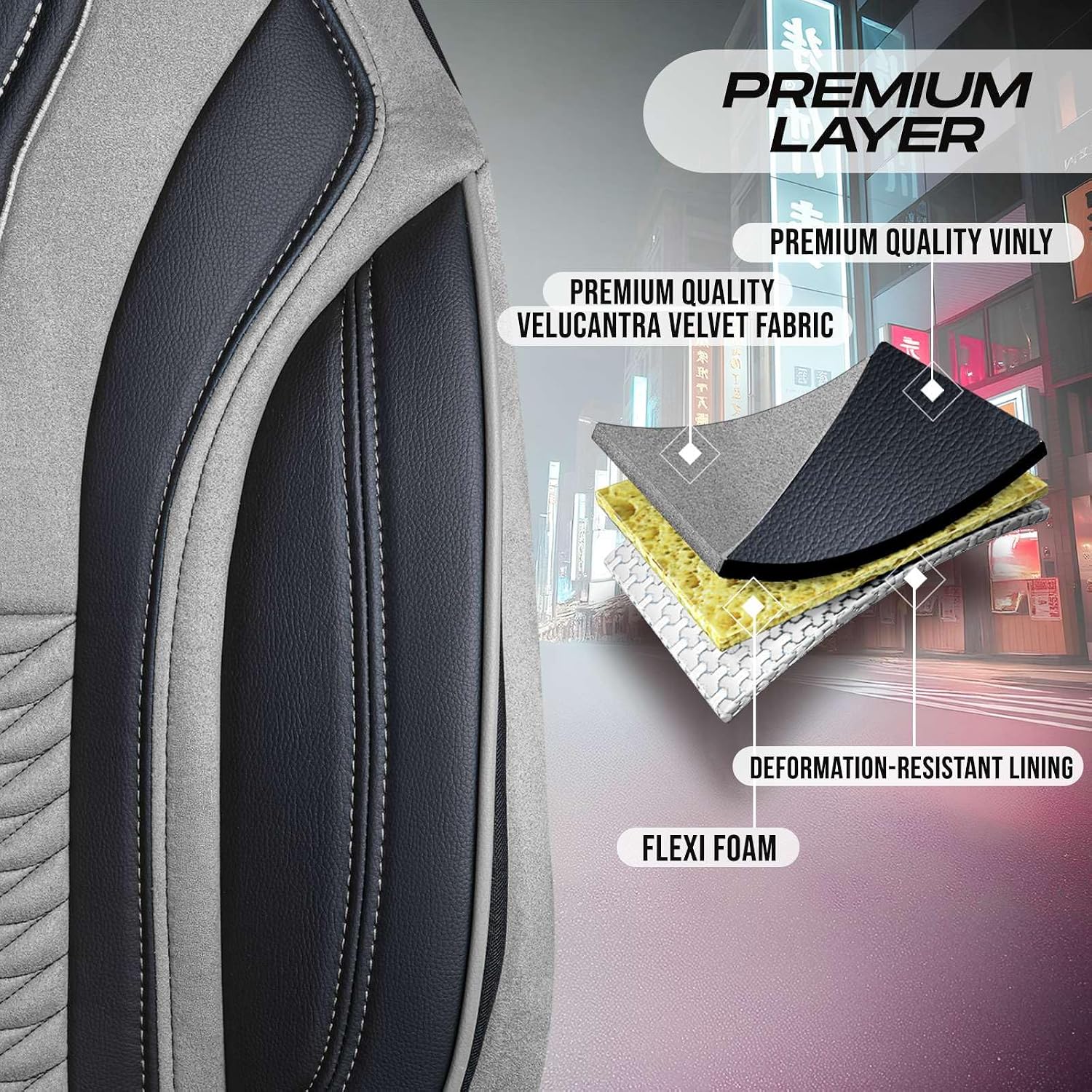 Premium Car Seat Covers Front Seat, Cars, Most Pickups, Car Seat Protector, Car Seat Covers Front Seats
