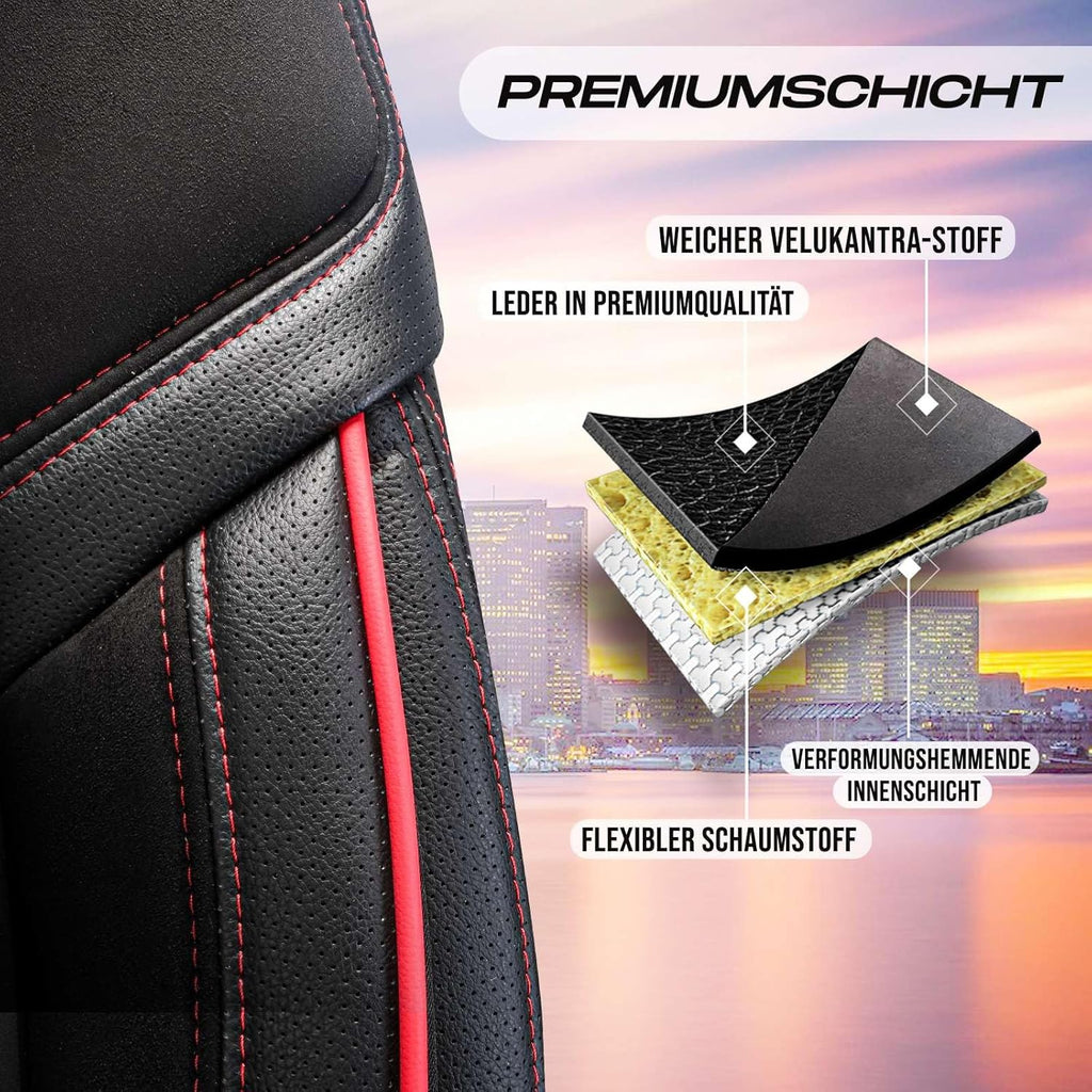 Lizbon Autositzbezüge für BMW 1er, Alcantara
