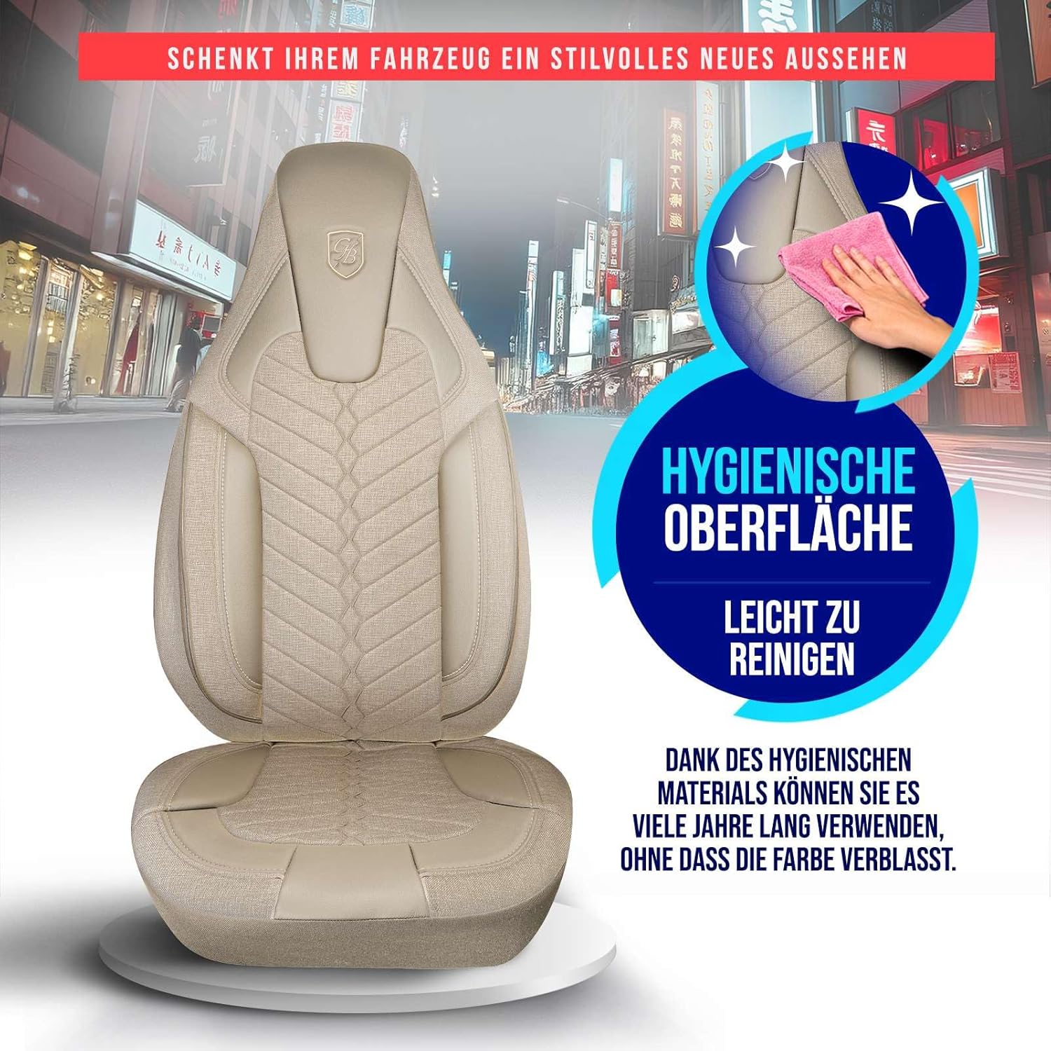 Munich Autositzbezüge für BMW 1er, Leinen
