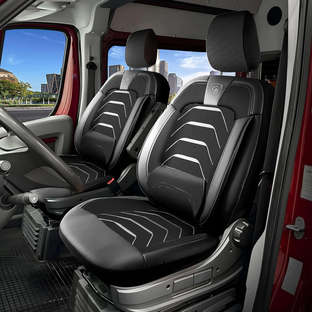 Autositzbezüge Universal 1+1 für FIAT Ducato (2014-2026), Leinen